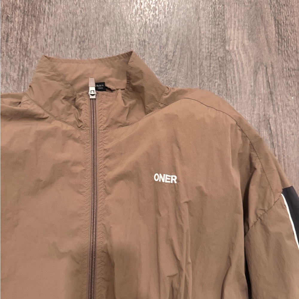 Oner Active Tan Windbreaker Jacket - image 1